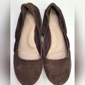 Via Bleu Suede ballet flats brown 10Med